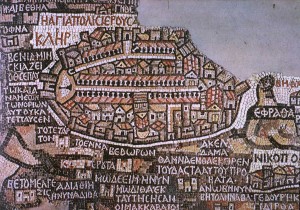 mappa-gerusalemme-madaba